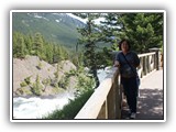 Banff - Ellen at Bow Falls