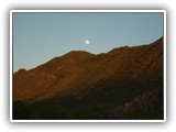 Moon over Rifle Gap State Park Colorado