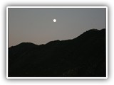 Moon over Rifle Gap State Park Colorado